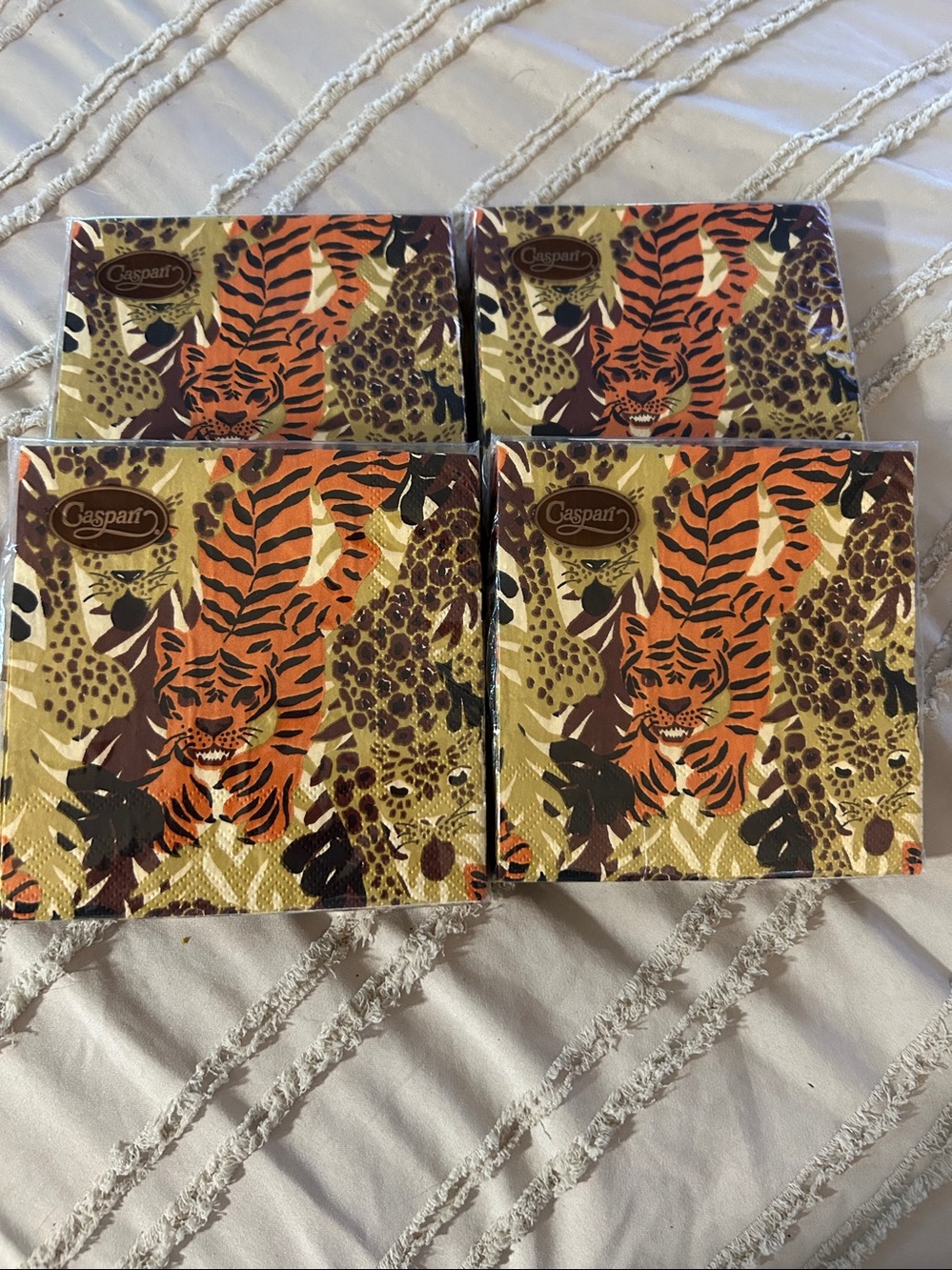 Caspari Cocktail napkins lot of 4 packs 20 each